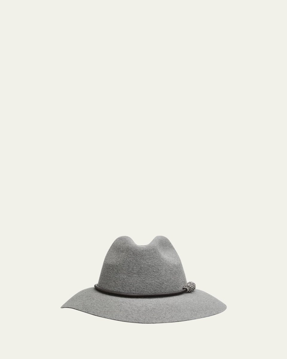 Felt Hat With Monili Band